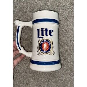 Vintage 1983 Lite Beer World Series of TavernPool Caesars Palace Beer Stein Mug